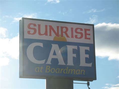 cafe aldapa|The Sunrise at Boardman .